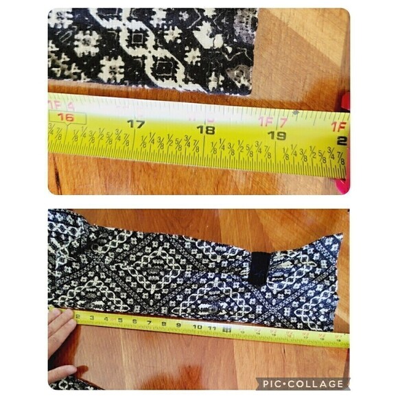 Lucky Brand Velvet Tunic Women Small Embroidered Boho Black NWT Bell Sleeves NWT - Picture 11 of 12